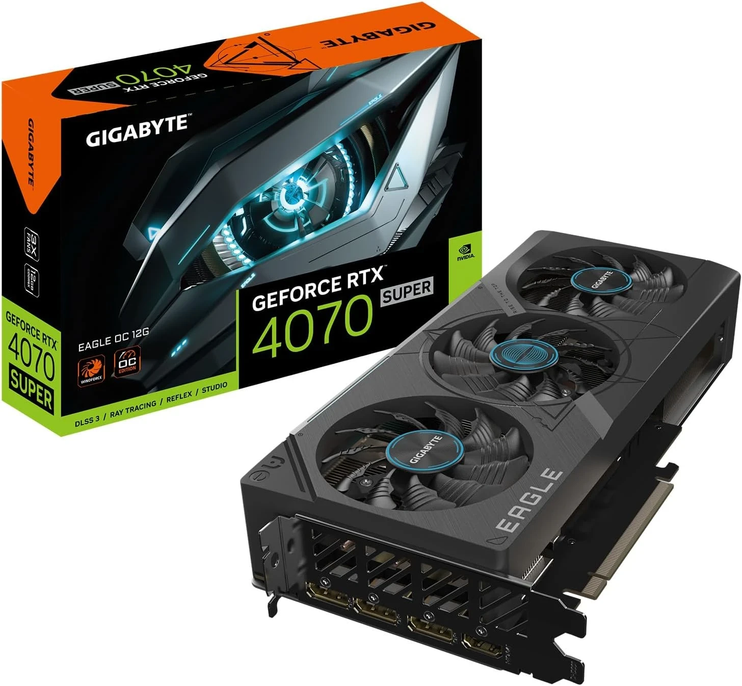 Gigabyte GeForce RTX 4070 12 GB GDDR6 Eagle OC