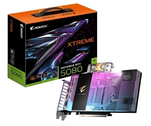Gigabyte GeForce RTX 5080 16 GB GDDR7 Aorus Xtreme WaterForce