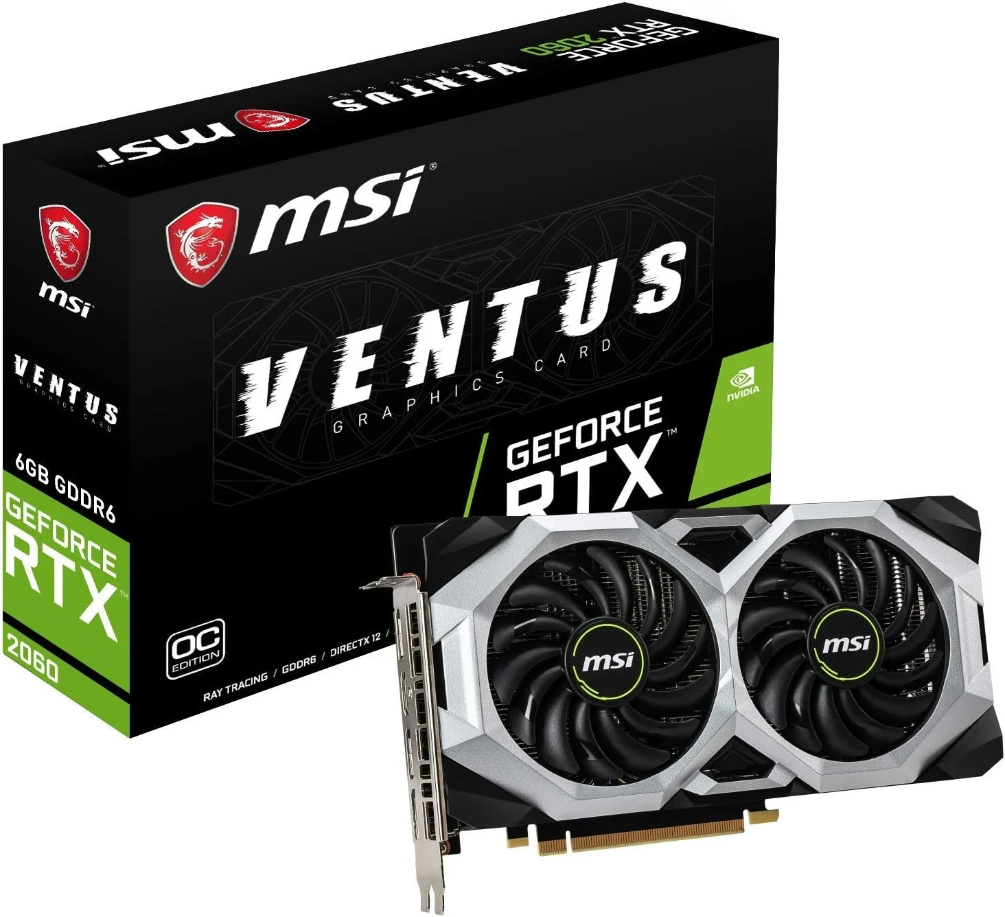 MSI GeForce RTX 2060 6 GB GDDR6 Ventus OC
