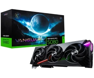 MSI GeForce RTX 5080 16 GB GDDR7 Vanguard SOC