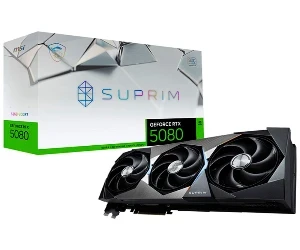 MSI GeForce RTX 5080 16 GB GDDR7 Suprim SOC