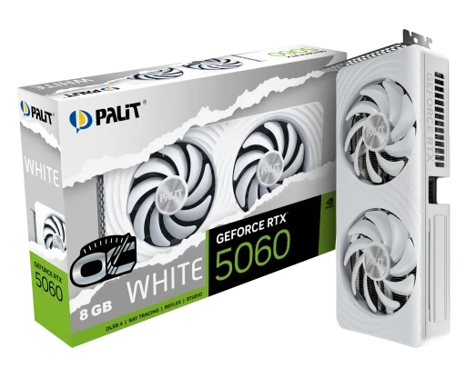 Palit GeForce RTX 5060 8 GB GDDR7 OC White