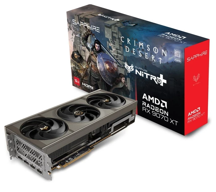 Sapphire AMD Radeon RX 9070 XT 16 GB GDDR6 Dorado